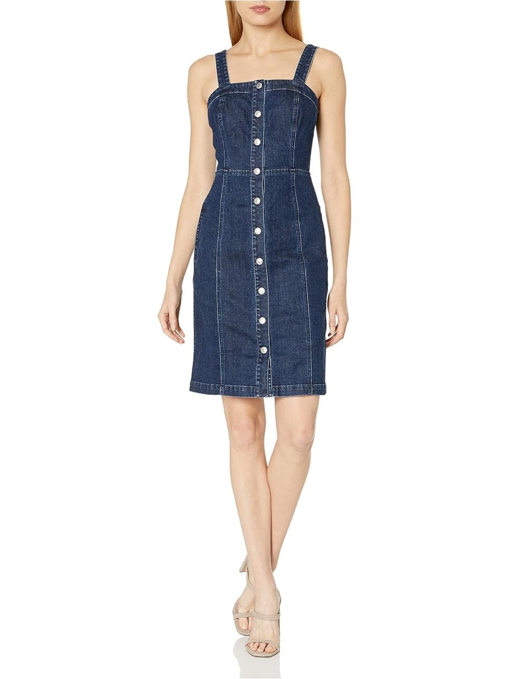 AG Adriano Goldschmied Button Front Denim Dress